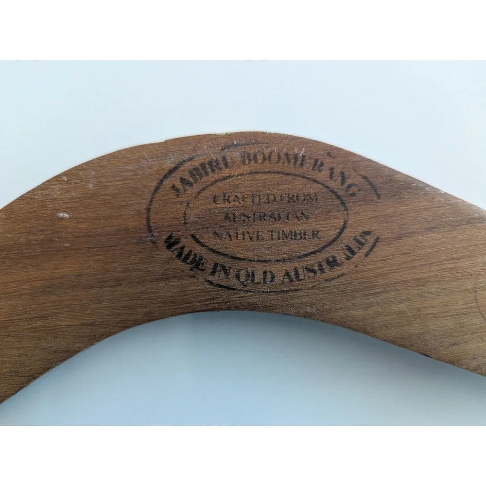 Jabiru Boomerang Australian Native Timber Wood Made in Queensland Australia